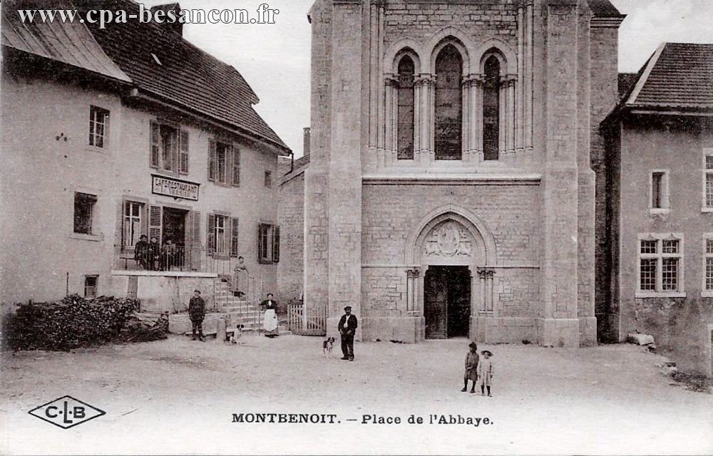 MONTBENOIT. - Place de l Abbaye.